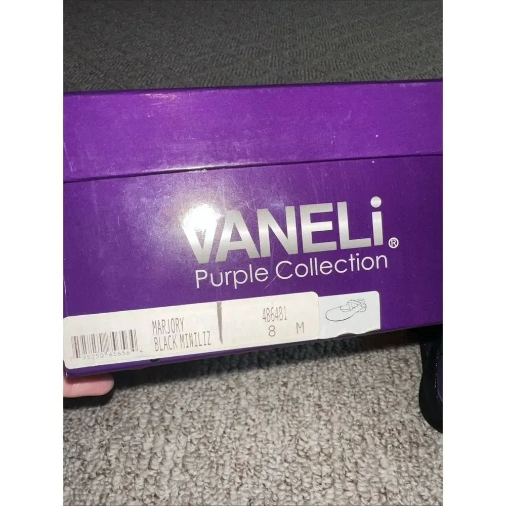 Womens‎ Vanelli Marjory Size 8  Black Shoes Wedge Mary Jane NEW - Picture 6 of 6